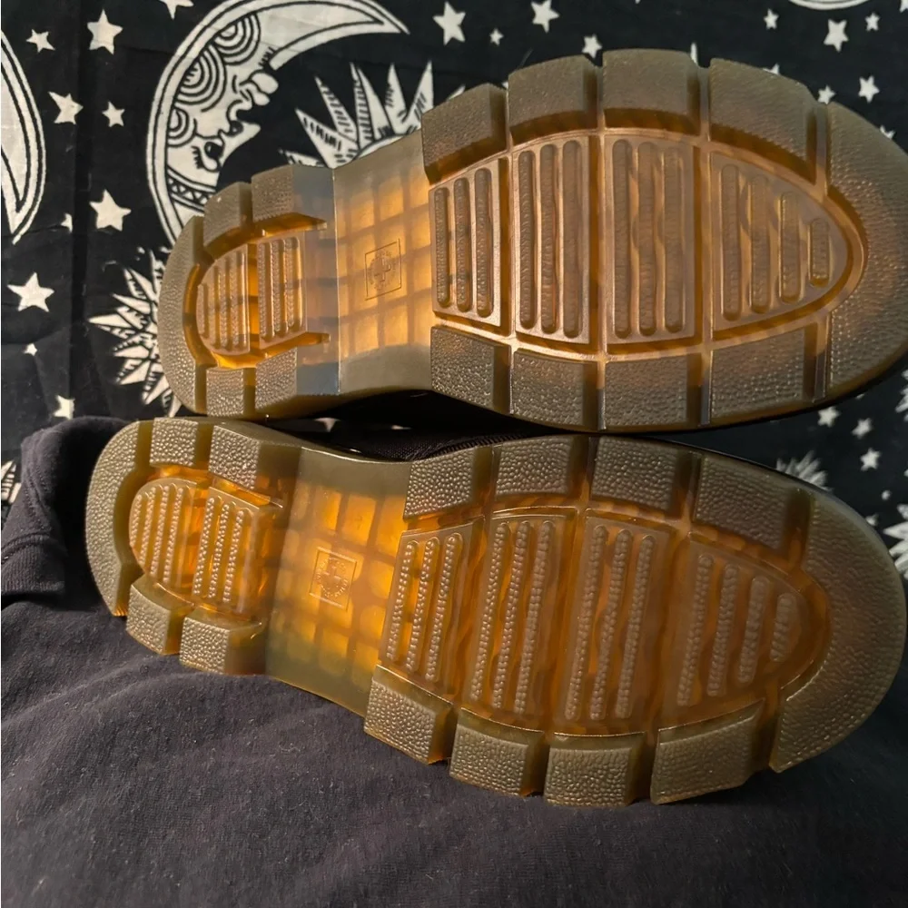 Dr. Martens Black Mesh Combat Boots size 9 - Picture 4 of 4